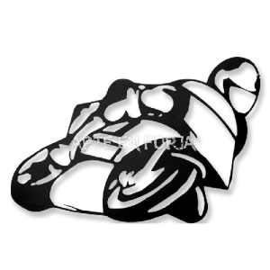 FIGURA de PARED en FORJA mod. SUPER BIKES