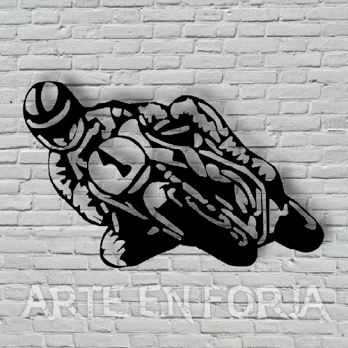 FIGURA de PARED en FORJA mod. MOTO GP - Imagen 3