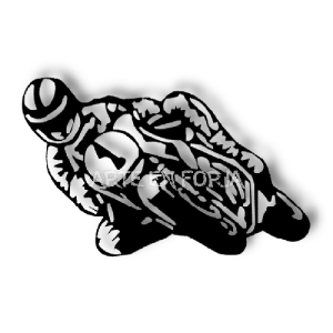 FIGURA de PARED en FORJA mod. MOTO GP