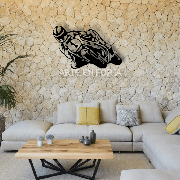 FIGURA de PARED en FORJA mod. MOTO GP - Imagen 2