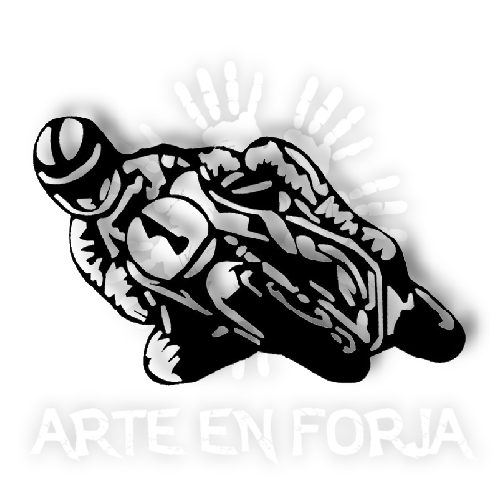 FIGURA de PARED en FORJA mod. MOTO GP - Imagen 5