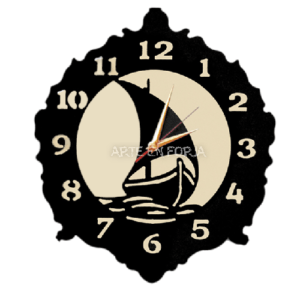 RELOJ DE PARED en FORJA mod. VELERO