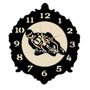 RELOJ de PARED en FORJA mod. MOTO