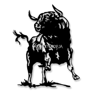 FIGURA DE PARED en FORJA mod. TORO BRAVO