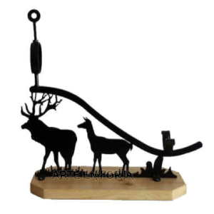 JAMONERO DE FORJA Y MADERA mod.BOSQUE