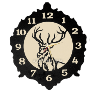 RELOJ de PARED en FORJA mod. CIERVO