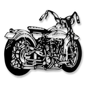 FIGURA de PARED en FORJA mod. CAFE RACER