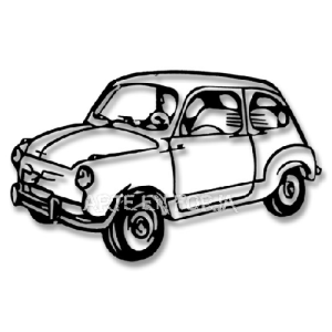 FIGURA DE PARED en FORJA mod. SEAT 600