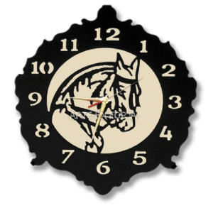 Reloj de pared en forja mod. Caballo | Arte en Forja