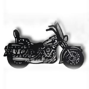 FIGURA de PARED en FORJA mod. MOTO AMERICANA