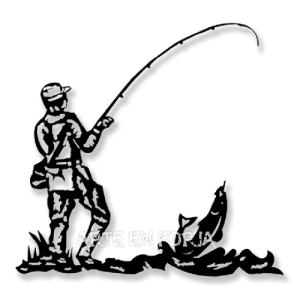 FIGURA de PARED en FORJA mod. CAB. PESCADOR