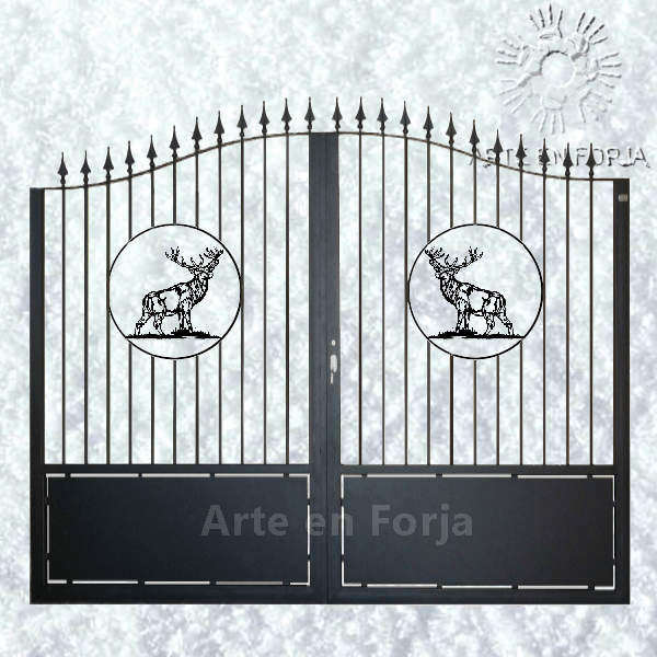FIGURA de PARED en FORJA mod. CIERVO ADULTO - Imagen 2
