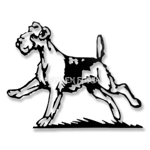 FIGURA de PARED en FORJA mod. FOX TERRIER