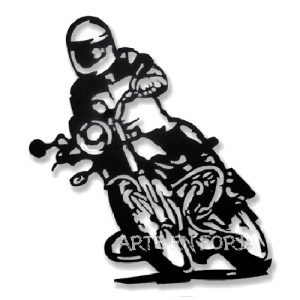 FIGURA de PARED en FORJA mod. CAFÉ RACER