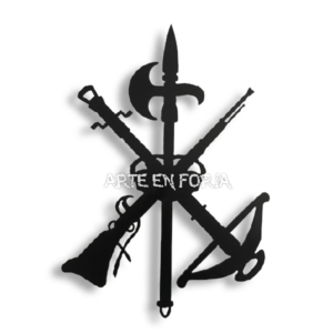 FIGURA de PARED en FORJA mod. ESCUDO DE LA LEGIÓN