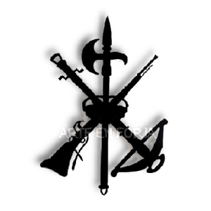 FIGURA de PARED en FORJA mod. ESCUDO DE LA LEGIÓN