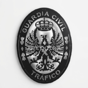 FIGURA de PARED en FORJA mod. GUARDIA CIVIL TRÁFICO