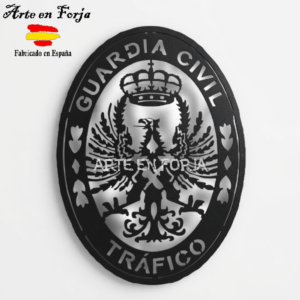 FIGURA de PARED en FORJA mod. GUARDIA CIVIL TRÁFICO