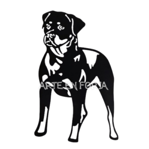 FIGURA de PARED en FORJA mod. ROTTWEILER INGLÉS